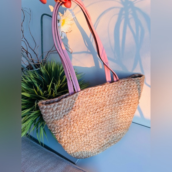 Zara | Tan Woven Bag - Picture 5 of 6